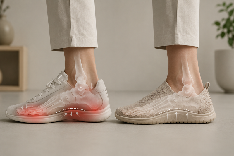 The strain that standard shoes ignore